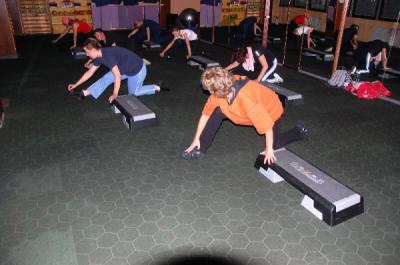 Regen step aerobic